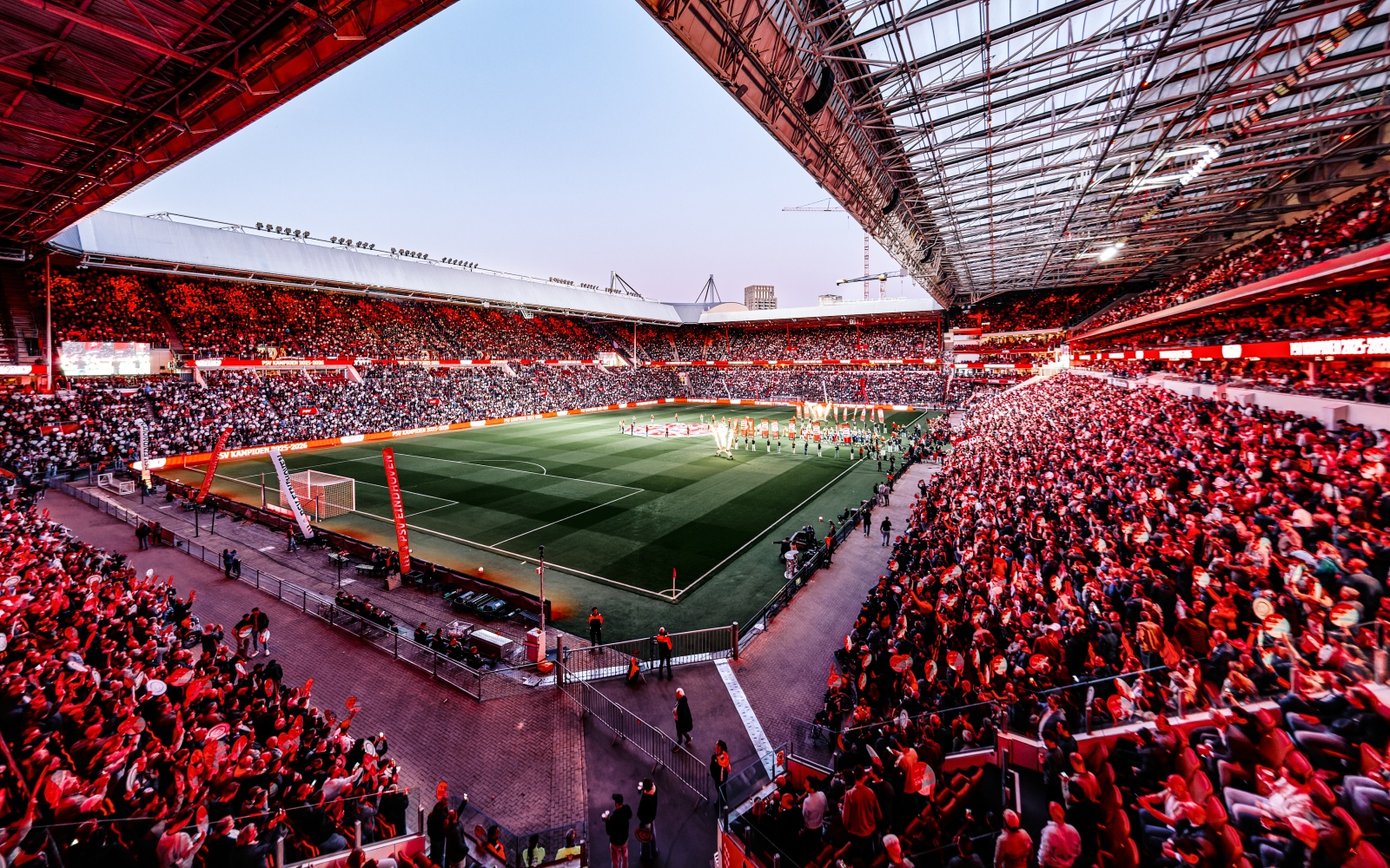 Voetbalwedstrijd PSV-Ajax